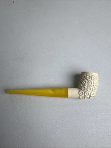 Antique Meerschaum Pipe with Bakelite Stem - Picture 1 of 9
