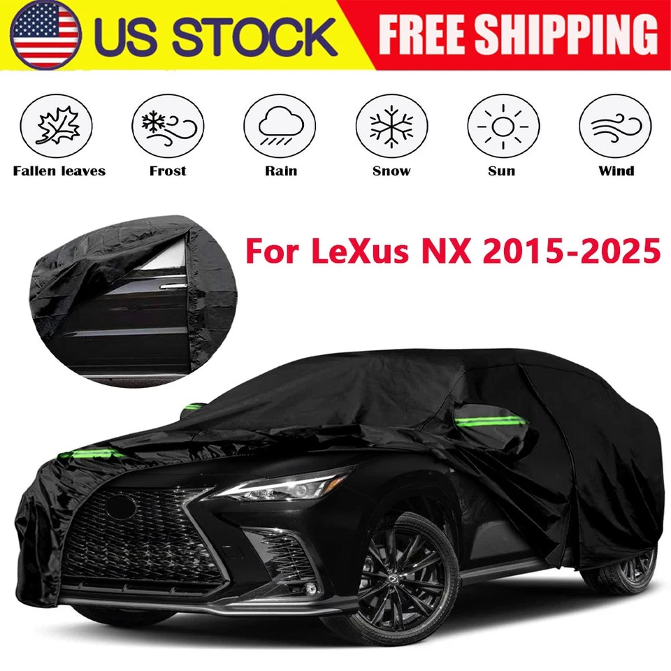 Cubierta de auto impermeable de ajuste personalizado de alta resistencia reemplaza para Lexus NX 2015-2022 Foto 1 de 4