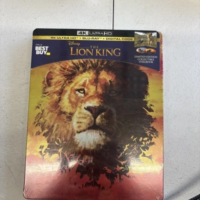 The Lion King Live Action (NEW Steelbook, 4K UHD, Blu-ray, Digital) - Image 1 of 2