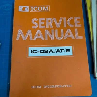 ORIGINAL FACTORY SERVICE MANUAL FOR ICOM IC-02A/AT/E  - Image 1 of 4