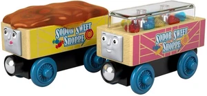 Thomas the Tank Engine Wooden Rail Series (Thomas) Candy Car [2 years old and up - Picture 1 of 6