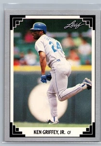 Ken Griffey Jr Card 1991 Leaf #372 HOF Cards - Picture 1 of 2
