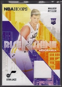 Walker Kessler - Aros de la NBA Panini 2022-23 - Memorabilia Rise N Shine - RC - Jazz - Imagen 1 de 2