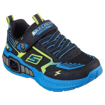 Skechers Kids Light Storm 3 BLK/BLUE/LIME Size 11 US KIDS Working Lights - Image 1 of 4