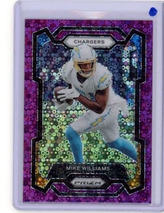 Panini Prizm #161 Mike Williams 2023 No Huddle púrpura #/35 - Imagen 1 de 2