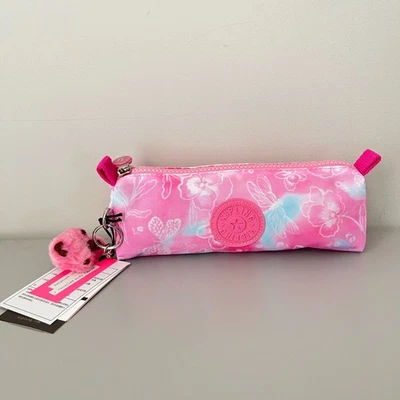 Kipling Freedom Pencil Pouch True Black Nylon with Monkey Charm NWT - Image 1 of 4