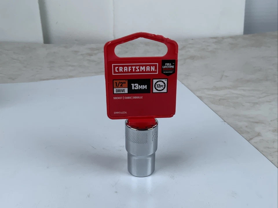 Craftsman CMMT 44234,  13mm  1/2 Drive 12pt Metric Socket, Taiwan - Image 1 of 4