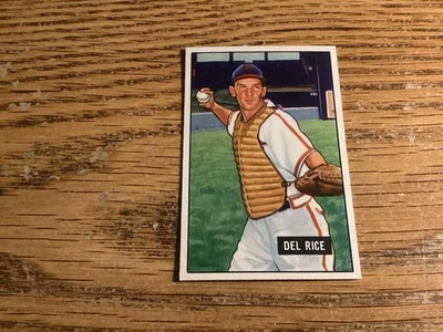 1951 Bowman - Del Rice # 156. - Image 1 of 2
