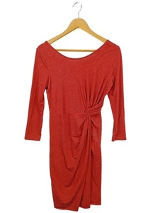MANGO CASUAL Vestido de manga larga Mujeres Talla EU 36 rojo look casual - Imagen 1 de 5