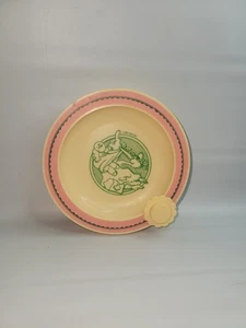 Cuenco de plástico vintage Cabbage Patch Kids 1983 plato cigüeña juguete muñeca coleccionable - Imagen 1 de 2