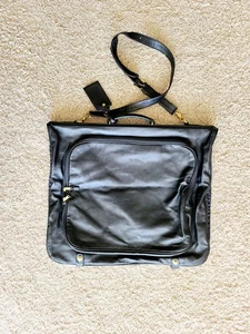 Vintage Coach Leder Kleidersack 2WEGE Anzugträger F5G-0513 schwarz USA - Bild 1 von 15