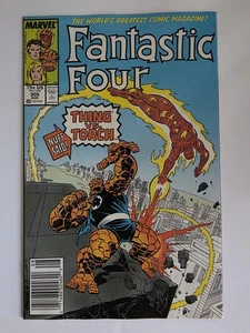 FANTASTIC FOUR #305 9.4 NM 1987 NEWSSTAND THING VS HUMAN TORCH MARVEL COMICS - Picture 1 of 11