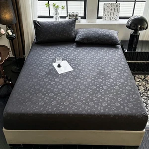 Bed Sheet Set Hotel Sheet Deep Comfort Sheets Soft Piece Bed Sheet Hotel Bed She - Picture 1 of 22