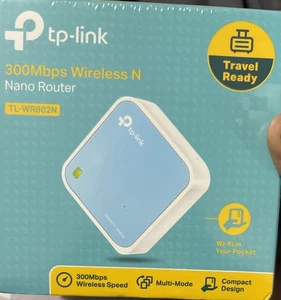 TP-Link TL-WR802N | 300Mbps Wireless N Nano Router | Portatile e Compatto - Foto 1 di 4