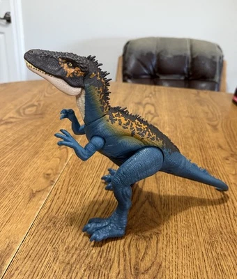 Jurassic World Mega Destructores Azul Carcharodontosaurus 14" Dinosaurio Raptor Juguete Foto 1 de 3