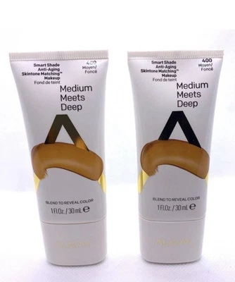 Almay Smart Shade Anti-Aging Skintone Matching Makeup Medium Meets Deep #400 x 2 - Image 1 of 2