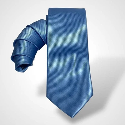 Corbata Angelo Rossi Corbata Hombre Azul 100% Microfibra Corbata Larga Clásica Ropa Formal Foto 1 de 4