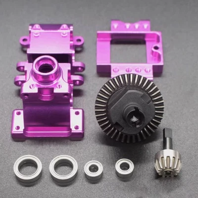 Metal 06063 Front 06064 Rear Gear Box Complete 1 Set for RC 1/10 HSP Nitro Model - Image 1 of 4