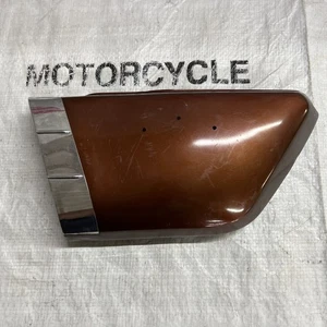 1974-1975 Kawasaki KZ400 KZ 400 Oem Left Side Cover Used Clean - Picture 1 of 6