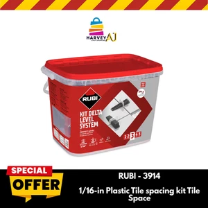 Rubi 3914 Plastic Tie Spacing Kit Tile Spacer 1/16-in (100 units) - Picture 1 of 3