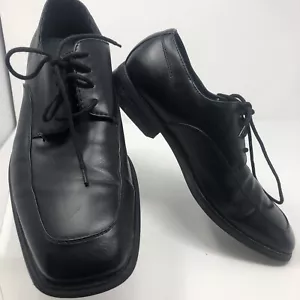 Apt. 9 Derby Oxford elegante Schuhe Andrew schwarz einfache feste Spitze Herren 9 Schnürschuhe - Bild 1 von 10