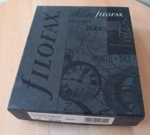 Filofax Pocket Hamilton organizer imbottito in vera pelle marrone con scatola - Foto 1 di 22