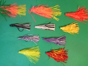 Assortimento Gonna Fred Arbogast Vinile Hula Popper #4, 10 pezzi (Nuove altre) - Foto 1 di 5
