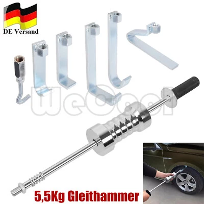 Gleithammer 5,5 kg Zughammer Auszieher PDR Ausbeulsatz & Haken Ausbeulwerkzeug - Bild 1 von 4
