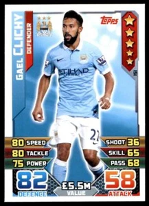 Match Attax 2015-2016 Gael Clichy Manchester City No. 151 - Picture 1 of 2