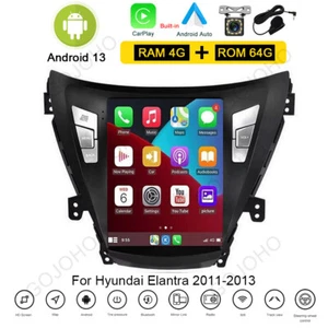 4+64G Para Hyundai Elantra 2011-2013 9.7" Coche GPS Radio Estéreo Android 13 Carplay - Imagen 1 de 23
