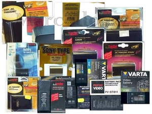 ★ROLLMASTER 28024 BATTERIA VIDEOCAMERA SONY, JVC, PANASONIC 2000 mAh ★ - Foto 1 di 2