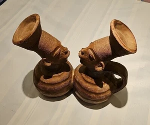 A Mangbetu Double-headed vessel, Democratic Republic of Congo 1987 free shipping - Picture 1 of 20