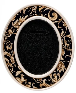 Marco de fotos de porcelana Wedgwood para fotos de 3x5 pulgadas Cornucopia Inglaterra 1995 6x5 pulgadas - Imagen 1 de 12