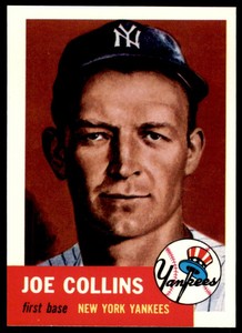 1991 TOPPS ARCHIVES 1953 JOE COLLINS . NEW YORK YANKEES #9
