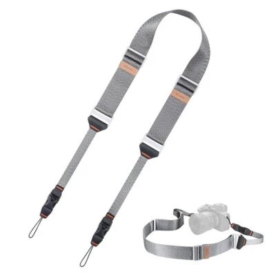 K&F Concept Camera Shoulder Strap Adjustable 100-145cm width-45mm Gray - Image 1 of 4
