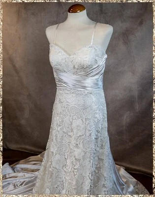 TOP Designer - Brautkleid Hochzeitskleid Einzelstück Gr. 38 weiß - Bild 1 von 4