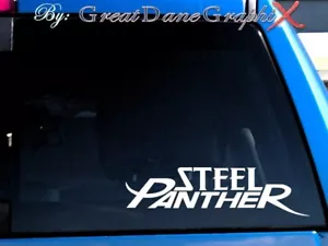 Steel Panther - Calcomanía adhesiva de vinilo - Elección de color - ALTA CALIDAD - Imagen 1 de 2