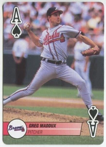 1995 Bicycle Playing Cards - Greg Maddux Atlanta Braves - Bild 1 von 2