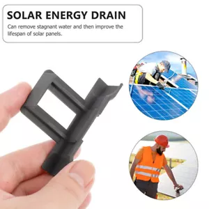 10/30/60tlg Solarpanel Rahmen Wasser Abfluss Wasserumleitung Clip 30/35/40mm - Bild 1 von 40