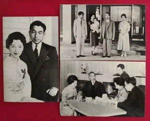 Posguerra JAPÓN Emperador Hirohito Showa Emperador Heisei Postal Lote 3 Emperatriz - Imagen 1 de 2