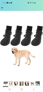 KOOLTAIL Antirutsch Hundestiefel 4er Pack - verstellbare Hundesocken mit Schnürsenkel,... - Bild 1 von 7