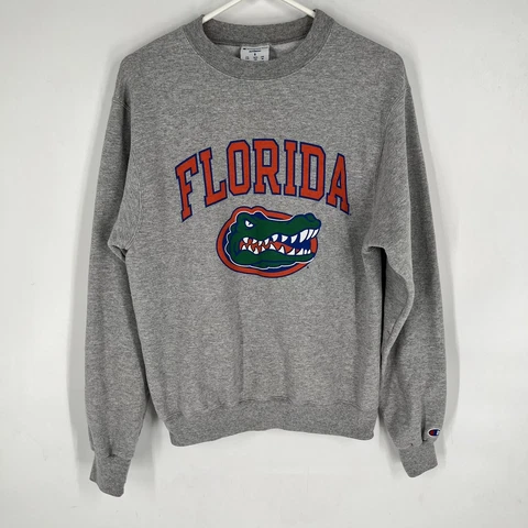 Champion Mens Gray Eco Florida Gators Crewneck Sweatshirt Size S Cover