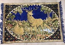 Beautiful Vintage Deer Tapestry - pre 1974, 48" x 68"