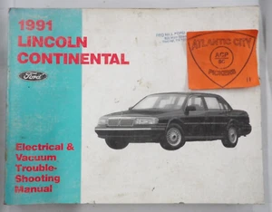 1991 FORD LINCOLN CONTINENTAL ELECTRICAL VACUUM TROUBLESHOOTING MANUAL - Picture 1 of 7