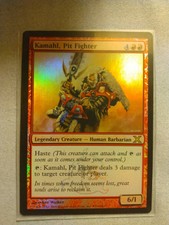 Magic the Gathering "Kamahl, Pit Fighter" Foil Rare Xth Edition 15th Anniversary
