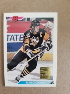 2001-02 Topps Mario Lemieux Commemorative Series Reprints Mario Lemieux #5 HOF - Picture 1 of 2
