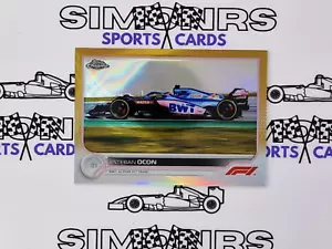 2022 Topps Chrome F1 Formula 1 Esteban Ocon True Gold Refractor 36/50 #116 - Foto 1 di 2
