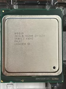 2PCS Intel Xeon CPU SR0KX E5-2670 20 MB L3 Cache 2.60 GHz 8C 8GT/s 115w - Picture 1 of 1