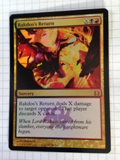 Mtg Magic the Gathering Return to Ravnica Rakdos's Return FOIL