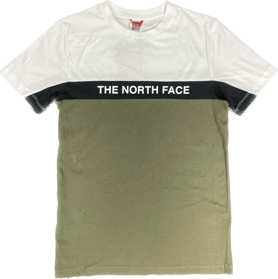 The North Face Kids Roche T-Shirt / Green White / Rrp £25 - Image 1 of 1